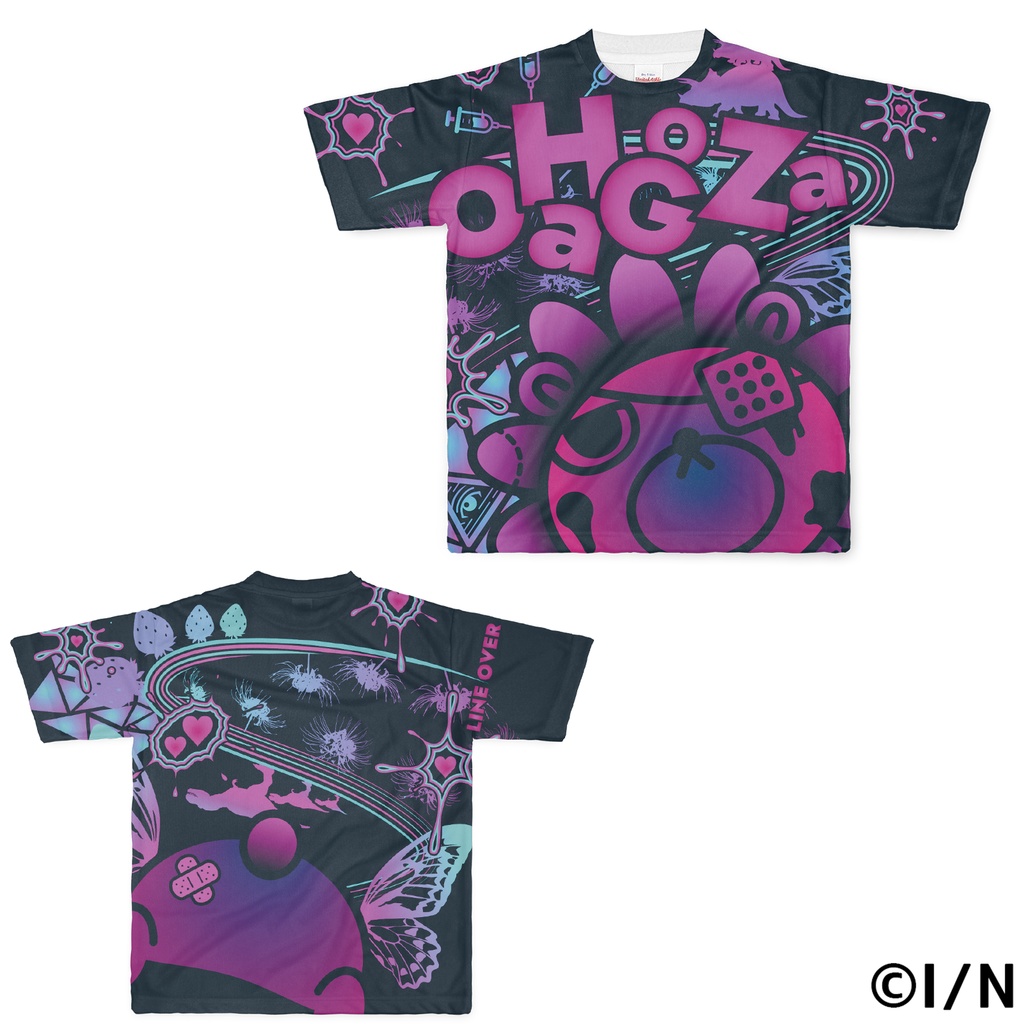 本間ひまわり オリジナル フルグラフィックTシャツの商品画像