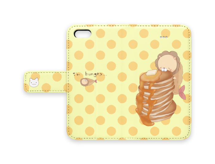 えびふらいおん手帳型ケース（iPhone） 夏色まつり 手帳型iPhoneケース - iPhone 5 / 5s / SE - ストラップ穴 なしの公式画像