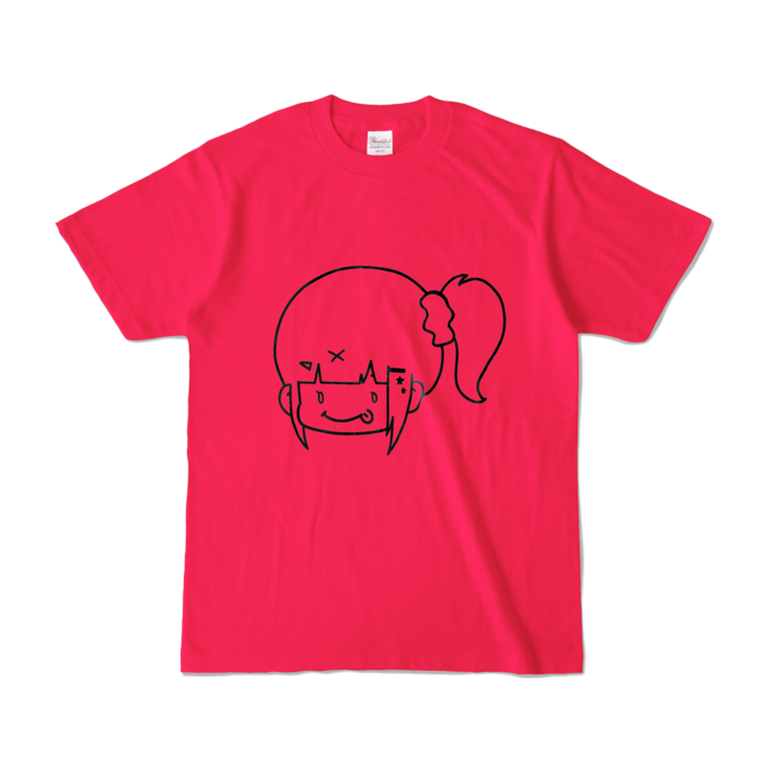 ぺろりんはやちぇTシャツ - S - ホットピンク