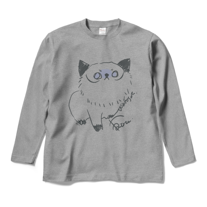 ワトソンロングスリーブTシャツ 杢グレー - M
