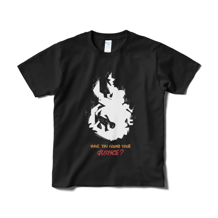 Etna Crimson "Have You Found Your JUSTICE? " Original T-Shirt Design B - Black Sの公式画像