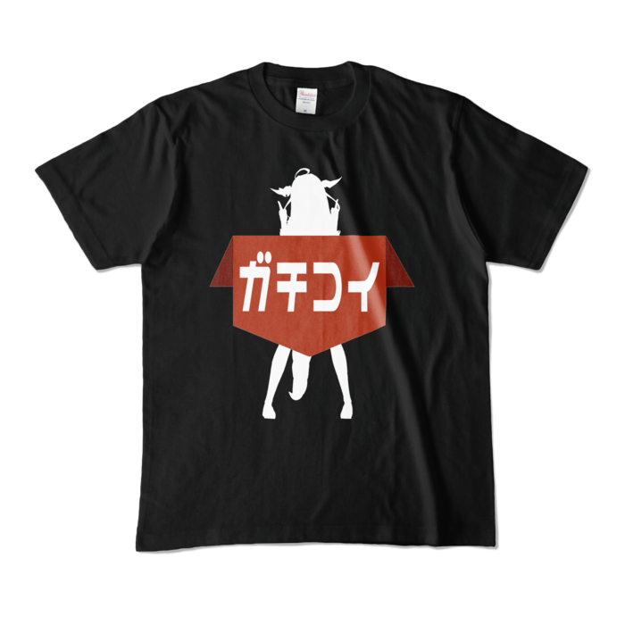 桐生ココ もっとガチコイTシャツ カラーTシャツ - M - ブラック (濃色)