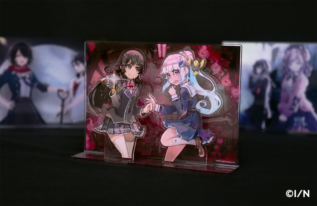 【にじさんじホラーグッズ2020】アクリルジオラマ アクリルジオラマB【雨森小夜＆鈴原るる×きさらぎ駅】の公式画像