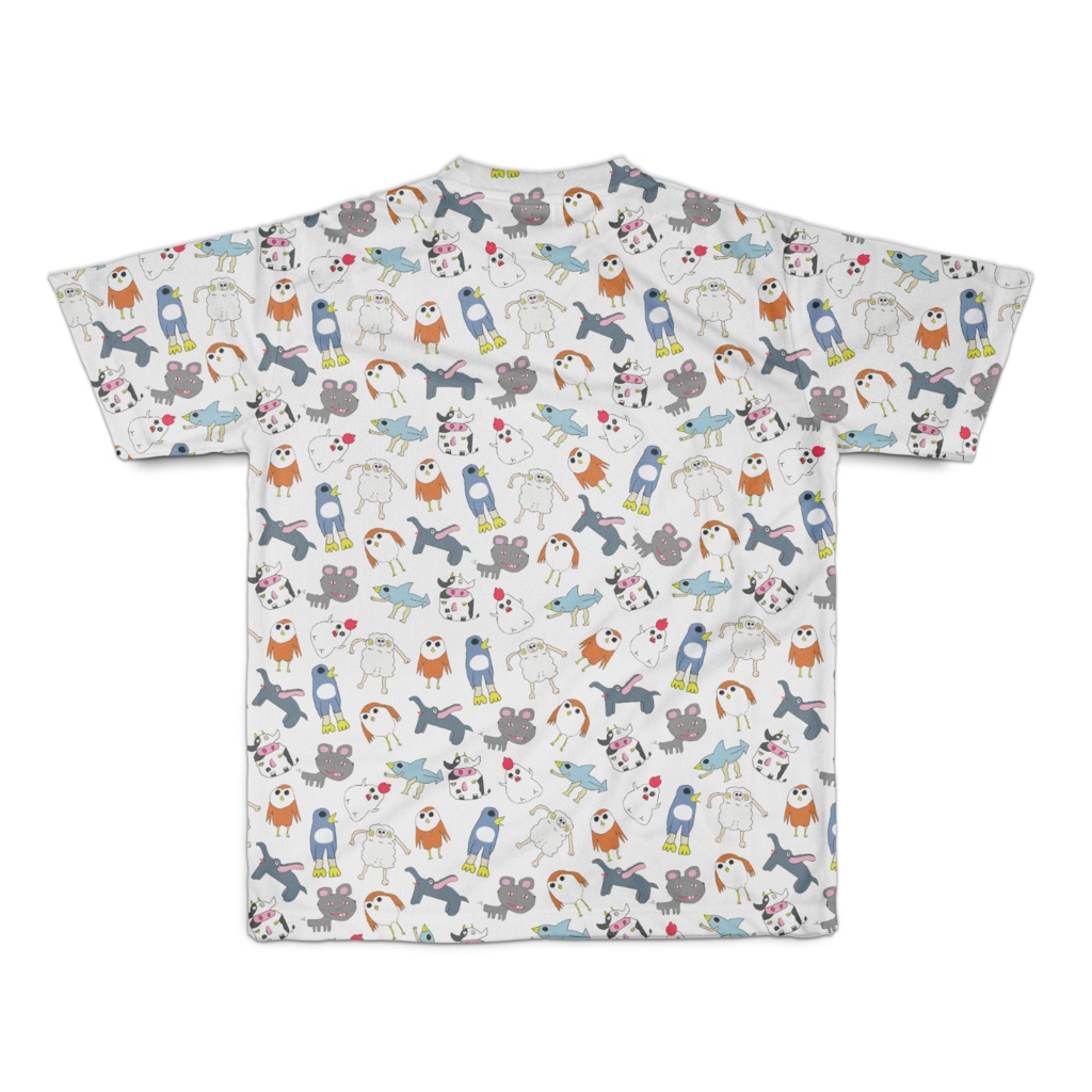 花咲みやび 「花咲の森」フルグラフィックTシャツの商品画像