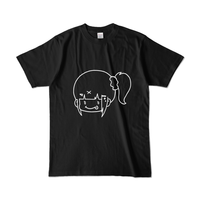 ぺろりんはやちぇTシャツ - L - ブラック