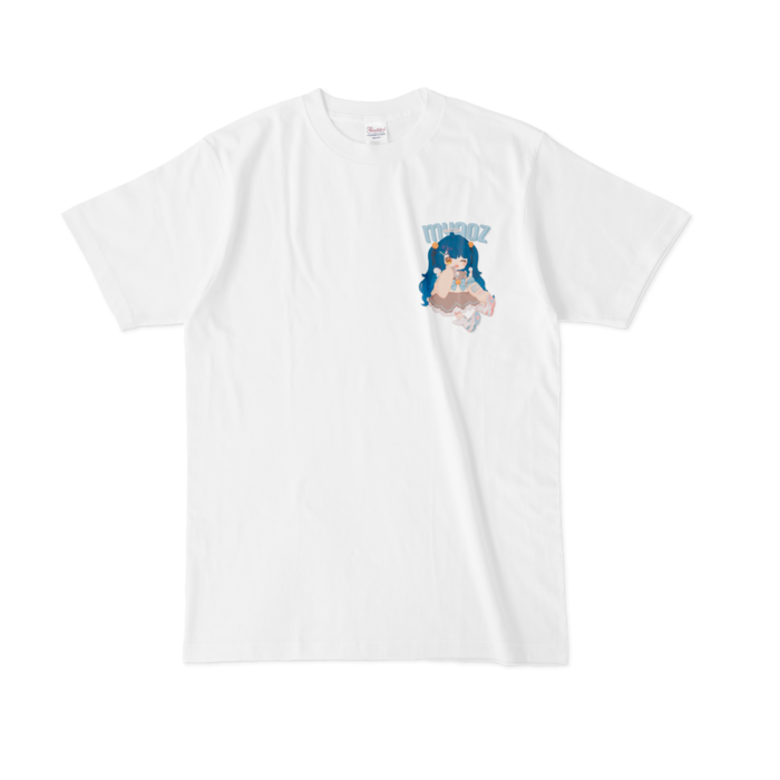 天宮こころ の胸ぷりTシャツ - L - ブラウン-ハーフツインの公式画像