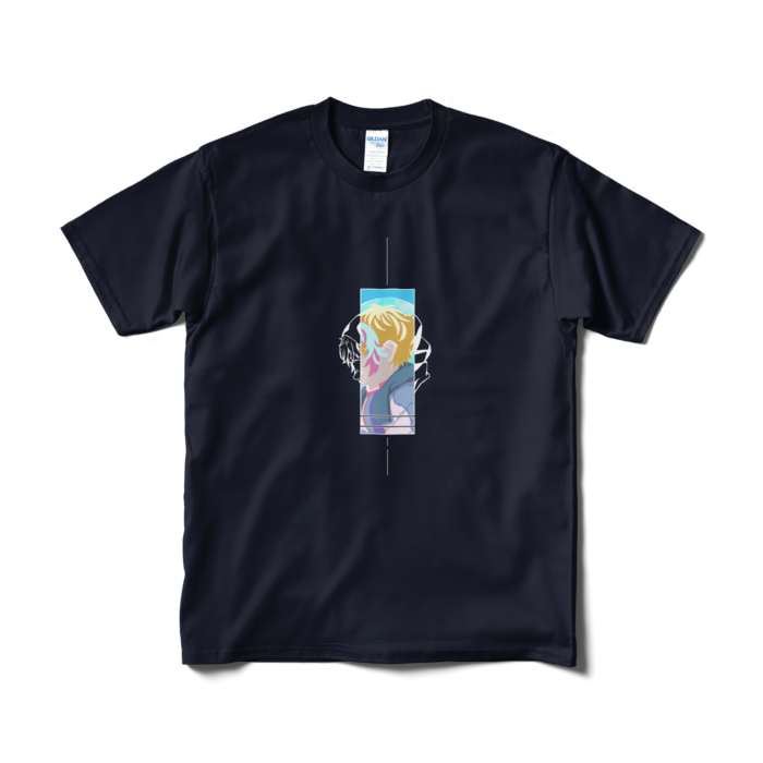 Rai Galilei's Original Instant T-shirt Design B "Bluemoon" - Navy - Mの公式画像