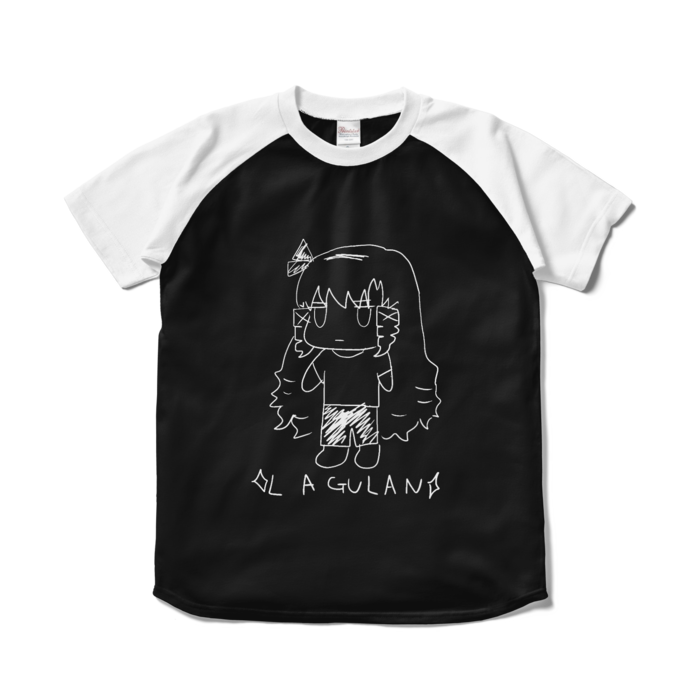 ひゃくまんてんばらサロメちゃんラグランTシャツ ちいさい