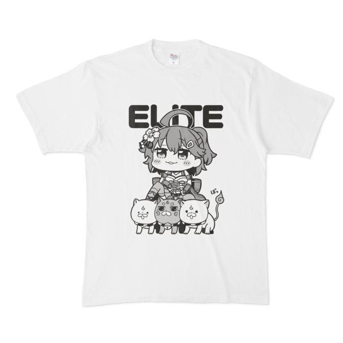 さくらみこ　エリート巫女をヨイショするTシャツ Tシャツ - XL - 正面の公式画像