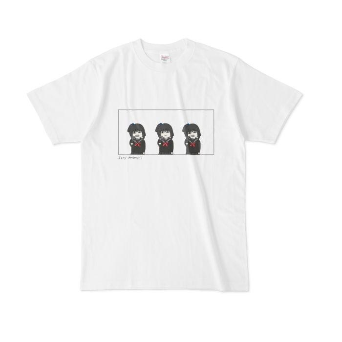 雨森小夜 オリジナルTシャツ(白) Tシャツ(A) - L - 白の公式画像