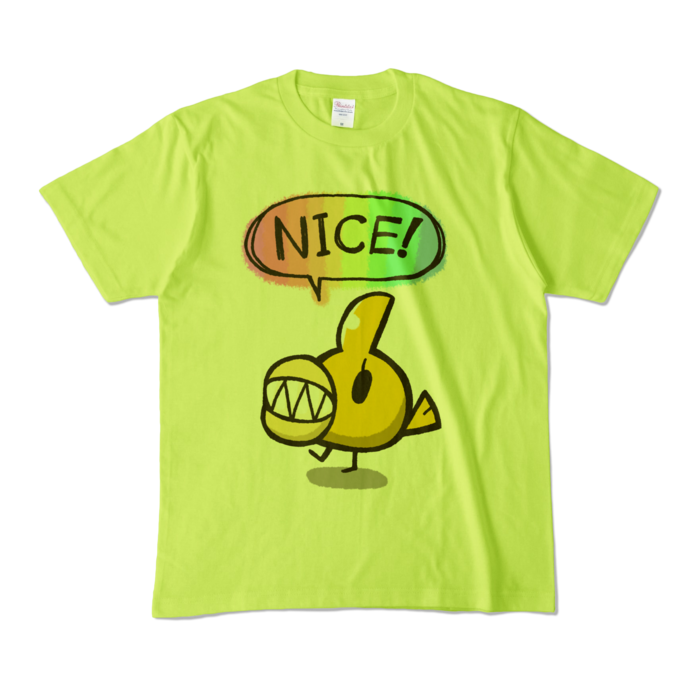 荒咬オウガ 活動半年&4万人記念オリジナルTシャツ 【ライトグリーン・Mサイズ】ないすっちぃTシャツの公式画像