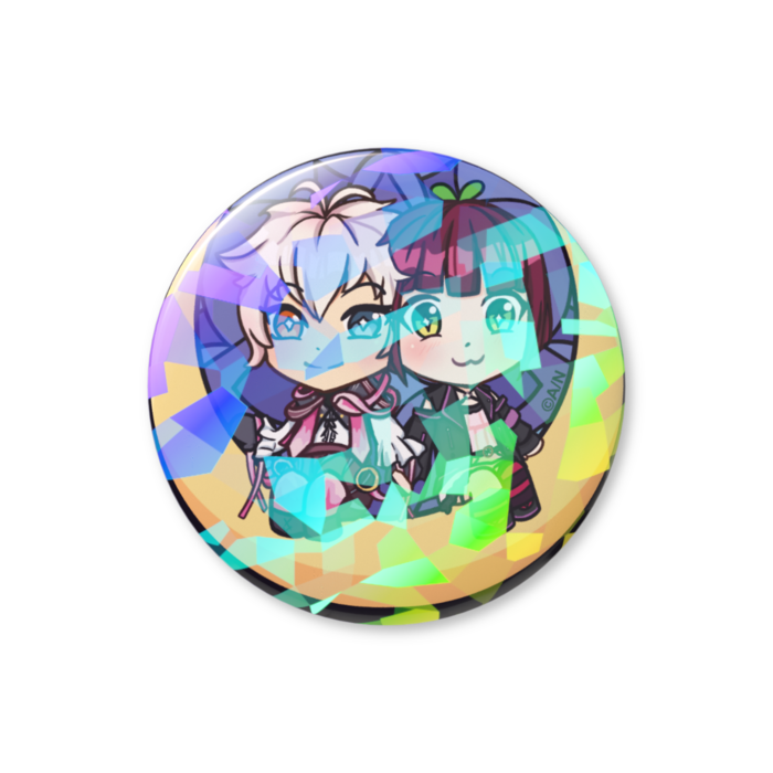 The Mixsing Pieces Holographic Can Badge 53renade (Derem & Nagisa)の公式画像