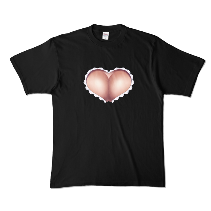 愛園愛美 オリジナルTシャツ(ブラック) カラーTシャツ - XL - ブラック (濃色)