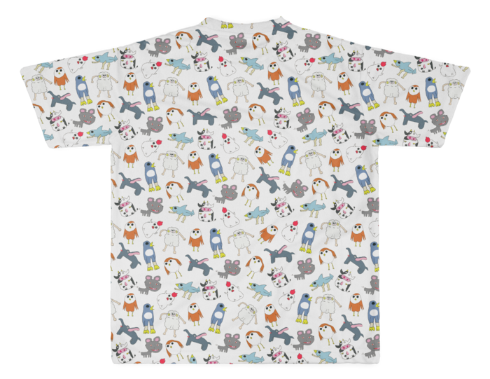 花咲みやび 「花咲の森」フルグラフィックTシャツ フルグラフィックTシャツ - XL - 両面印刷の商品画像