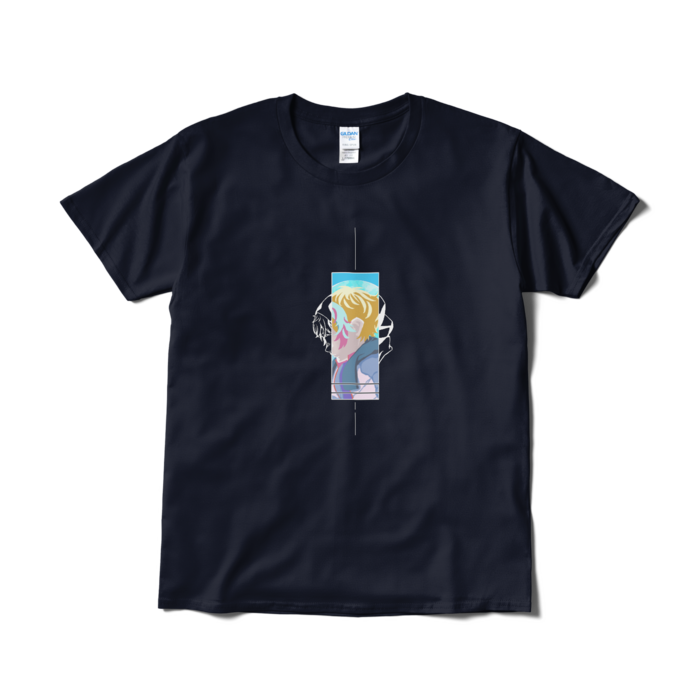 Rai Galilei's Original Instant T-shirt Design B "Bluemoon" - Navy - Lの公式画像