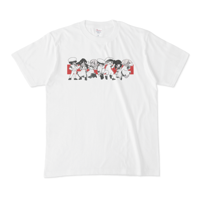 Tシャツ - M - 白黒