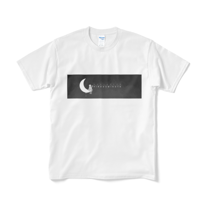 竜胆尊 オリジナルTシャツ Tシャツ - M - 白×モノクロの公式画像