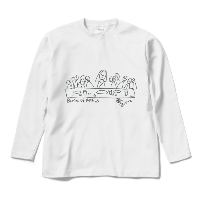 Bansan of the End ロングスリーブTシャツ ホワイト - M