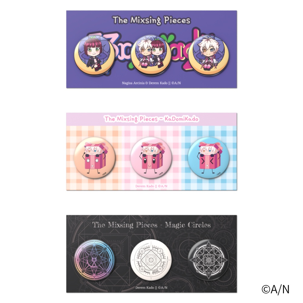 The Mixsing Pieces Can Badge Setの商品画像