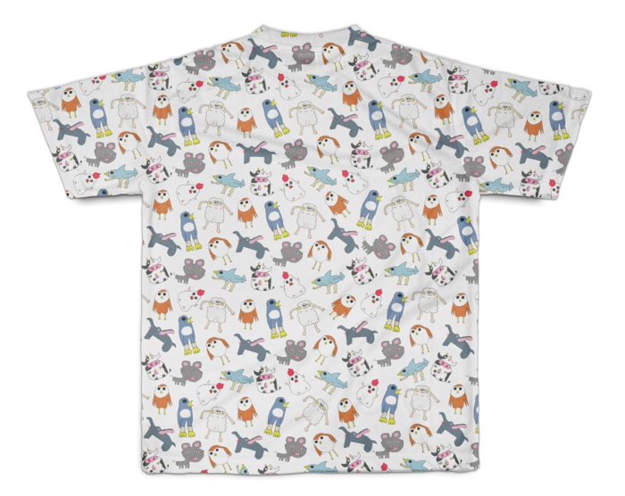 花咲みやび 「花咲の森」フルグラフィックTシャツ