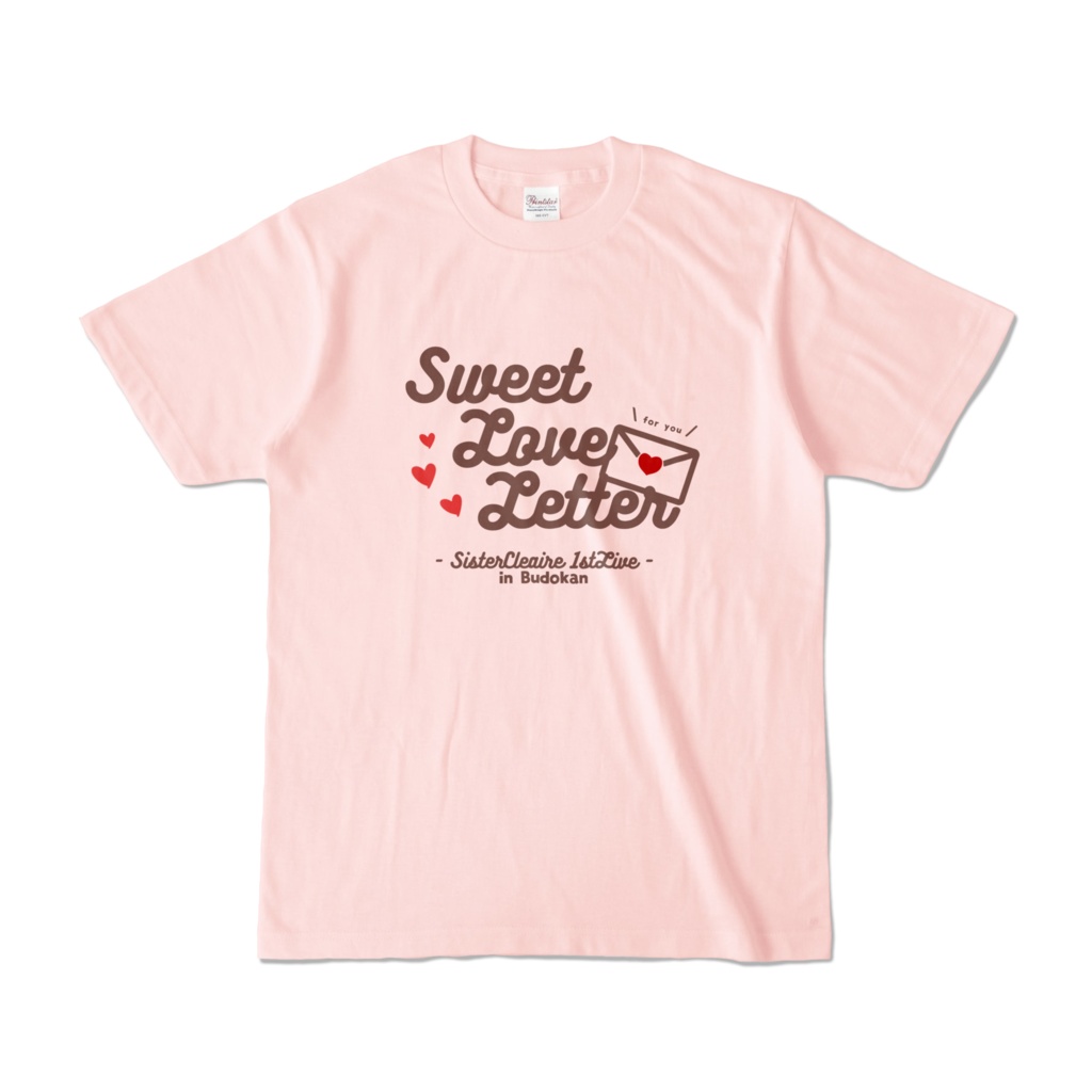 【ライブ風グッズ】シスター・クレア オリジナルTシャツ(ライトピンク)の商品画像
