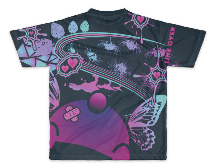 本間ひまわり オリジナル フルグラフィックTシャツ