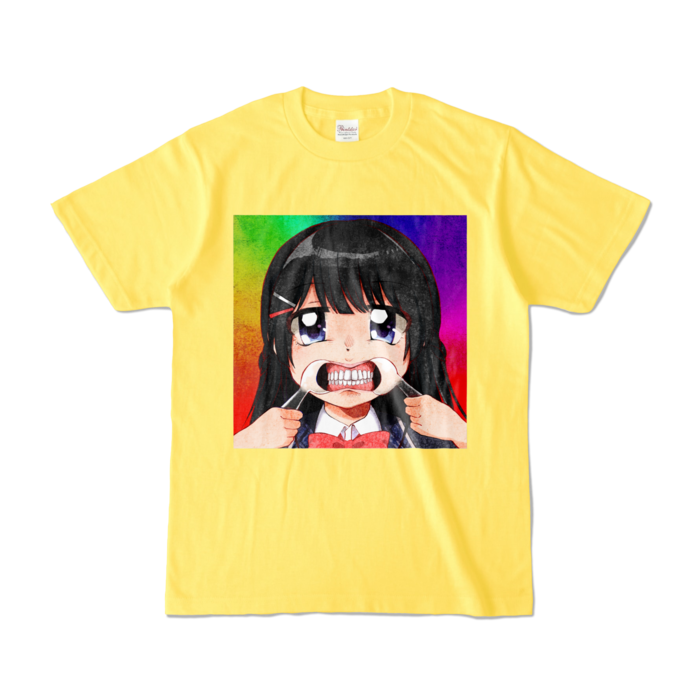 カラーTシャツ - S - イエロー - 背景アリ