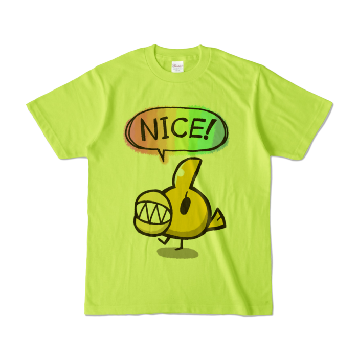 荒咬オウガ 活動半年&4万人記念オリジナルTシャツ 【ライトグリーン・Sサイズ】ないすっちぃTシャツの公式画像
