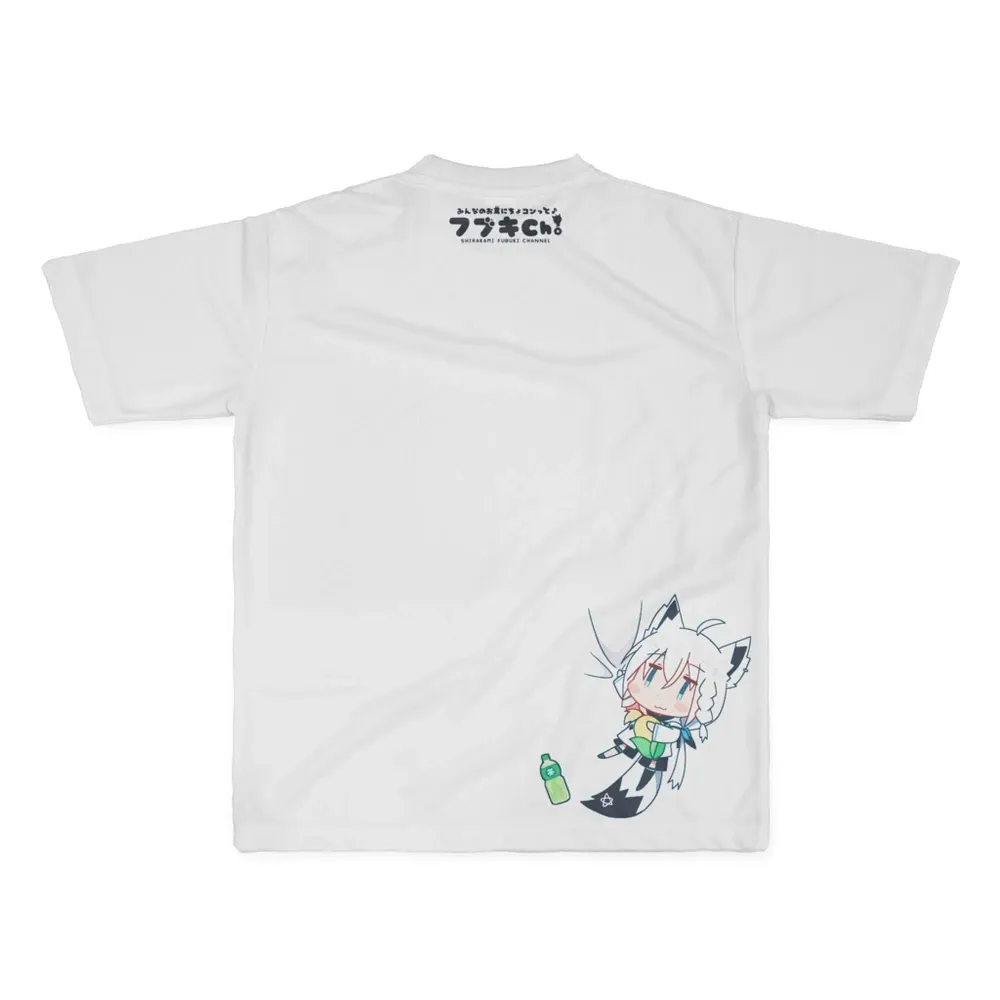 【送料無料/即納】  狐じゃい！フルグラフィックTシャツ（L） 白上フブキ - VTuber ウェア