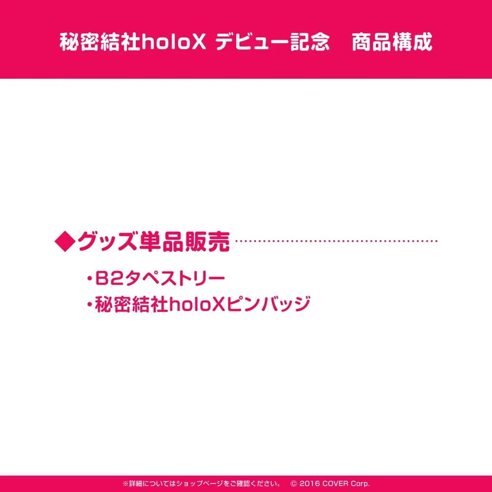秘密結社holoX