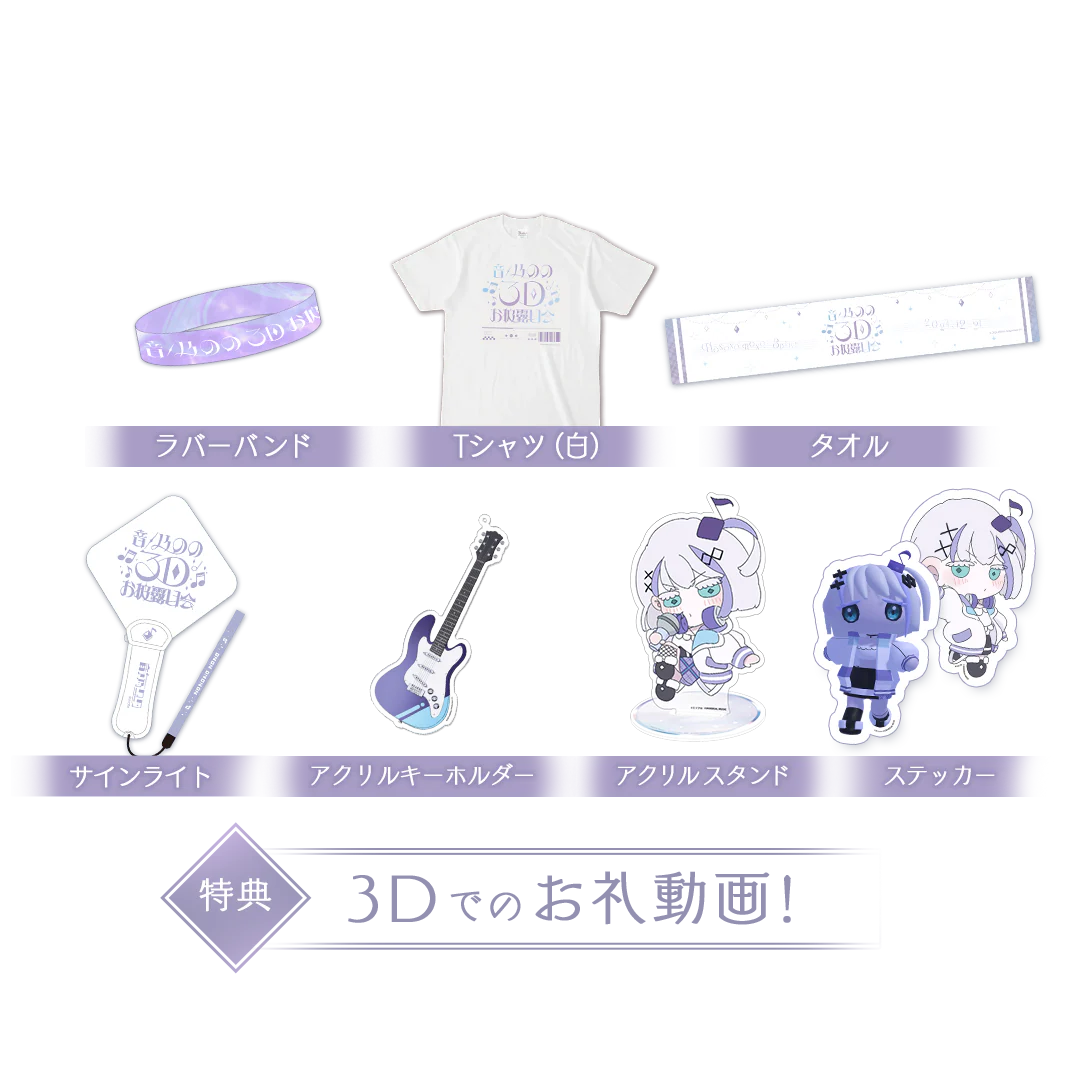 音ノ乃のの 3Dお披露目記念 フルセットの公式画像
