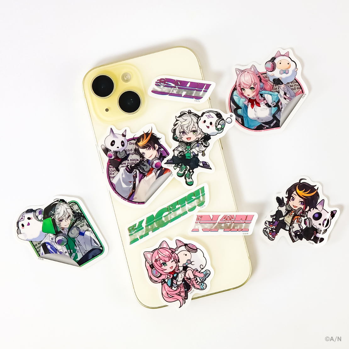 【NIJISANJI Buddy Mode Type:Shu, Kagetsu & Nari】ステッカーセットの商品画像