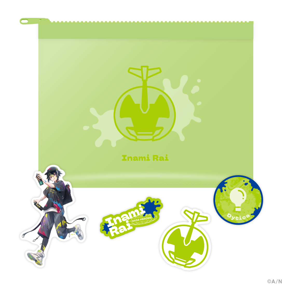 【NIJISANJI & NIJISANJI EN HEROES 1st Anniversary】クリアポーチ&ステッカーセットの商品画像