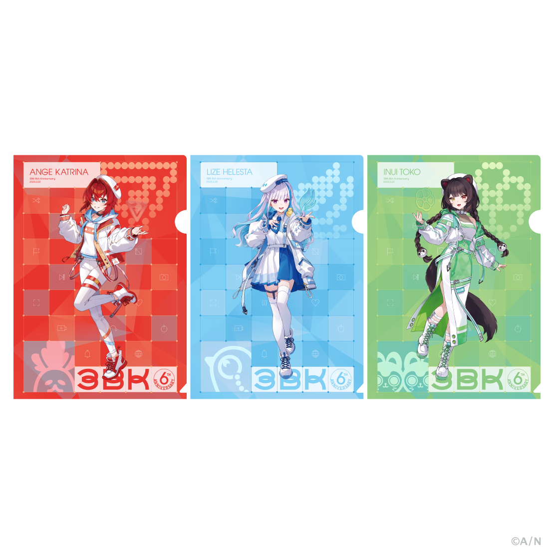 【さんばか 6th Anniversary】クリアファイル アンジュ・カトリーナの公式画像
