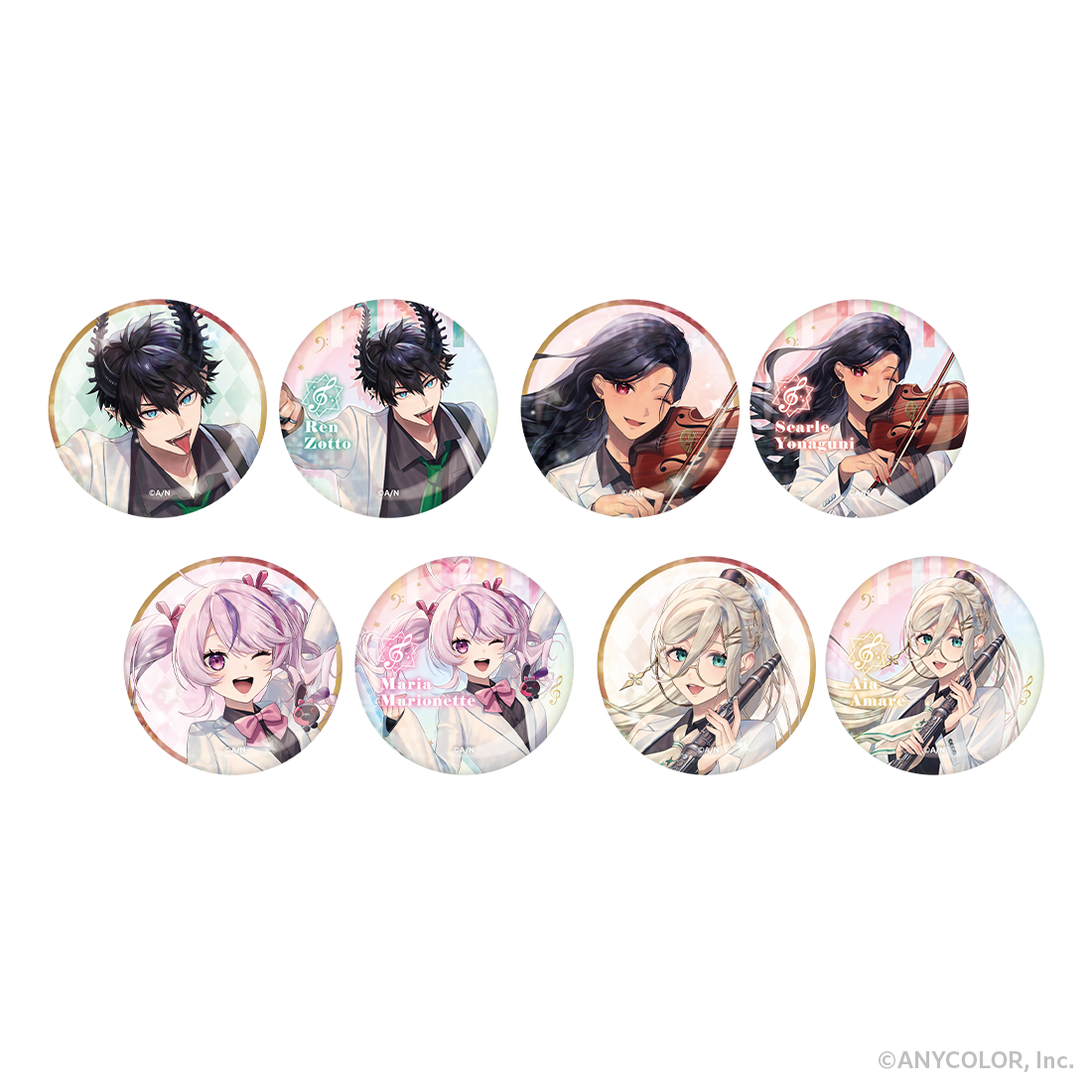 【ILUNA 3rd Anniversary】ホログラム缶バッジ レン ゾット①の公式画像