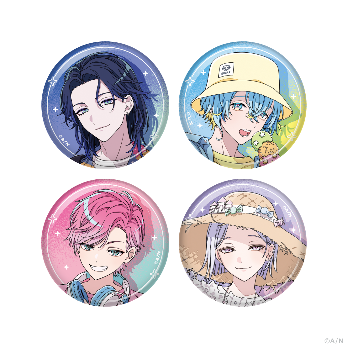 【ぽっぴん！すぷれあ】ランダム缶バッジの公式画像