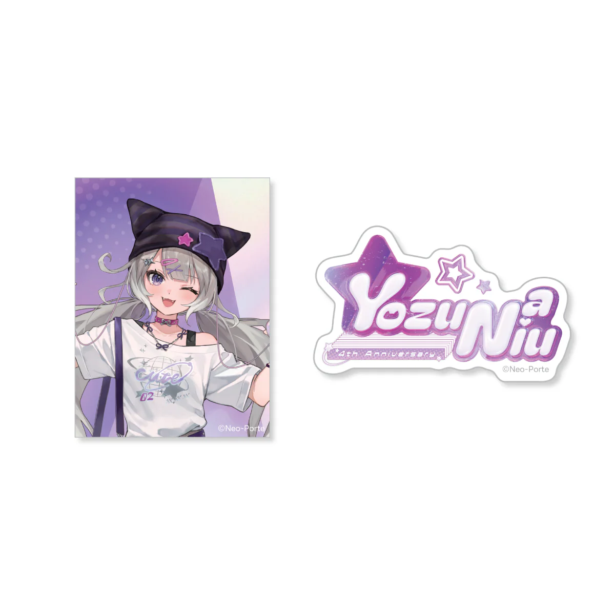 【夜絆ニウ】 4周年記念グッズ ステッカーセット