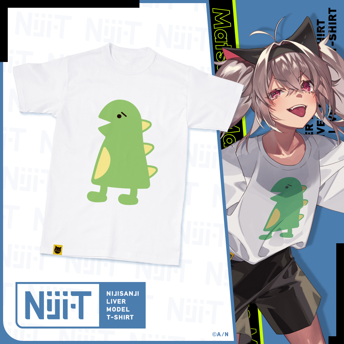 にじさんじライバーモデルTシャツ【第5弾】 魔使マオ
