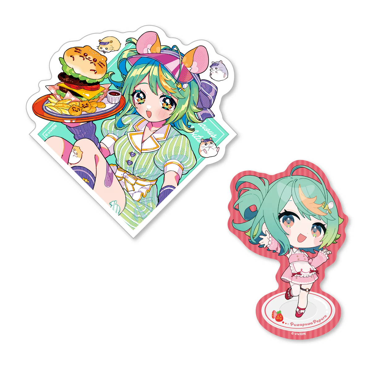 あおぎり高校 公式美術部 ステッカーセット ぷわぷわぽぷら あおぎり高校 公式美術部 ステッカーセット ぷわぷわぽぷらの公式画像