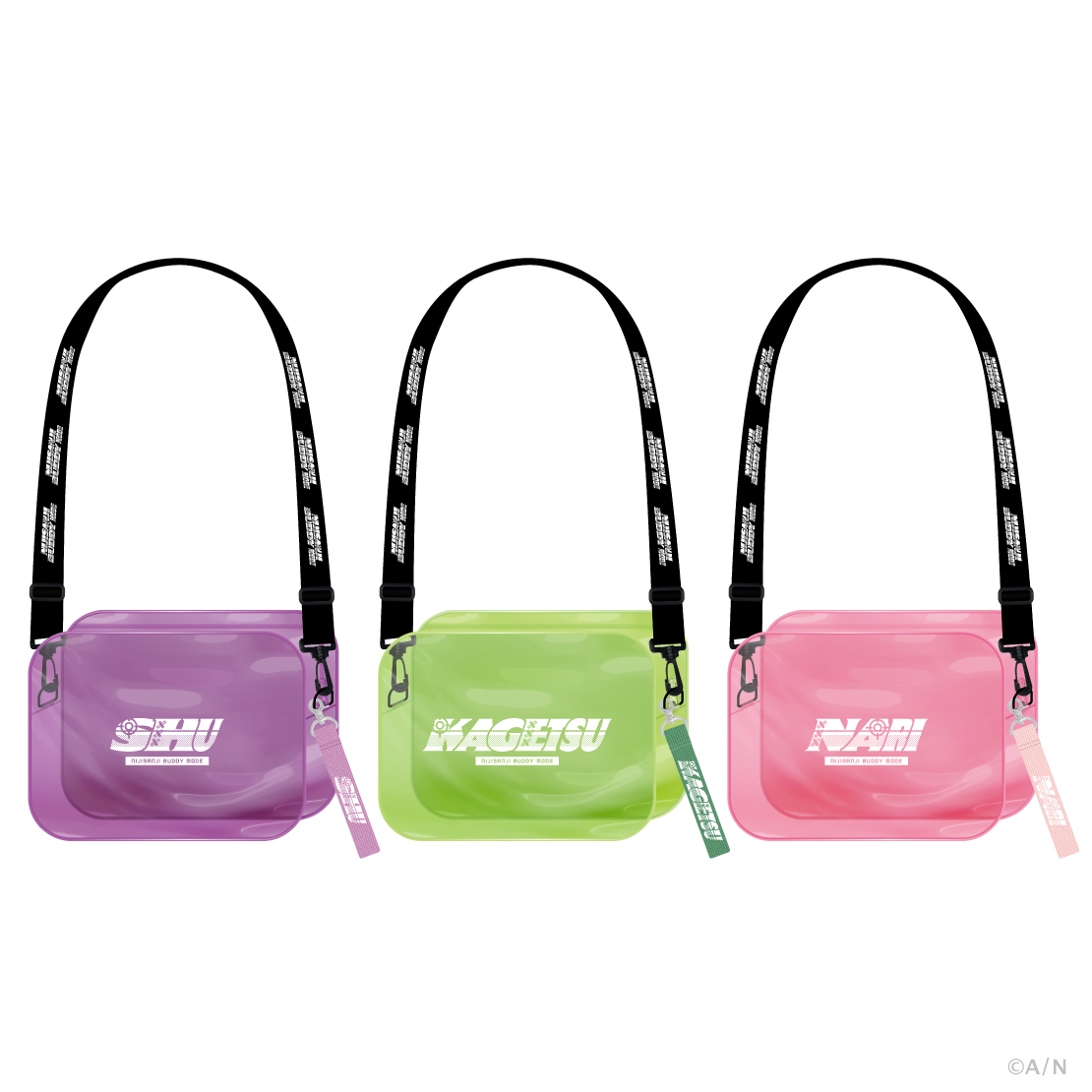 【NIJISANJI Buddy Mode Type：Shu, Kagetsu & Nari】クリアショルダーバッグ ヤン ナリの公式画像