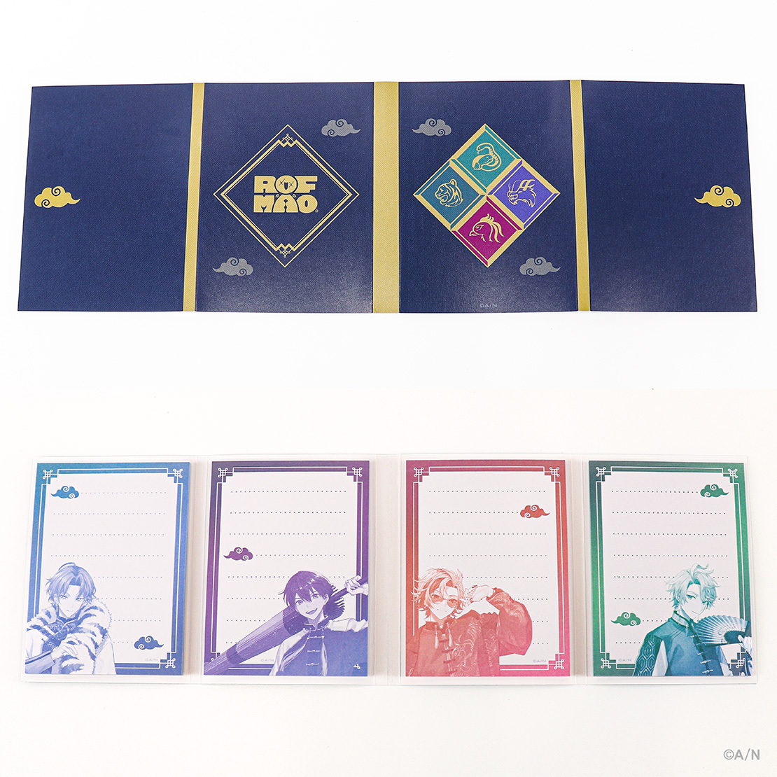 【ROF-MAO 四神モチーフグッズ】ブック型付箋メモの商品画像