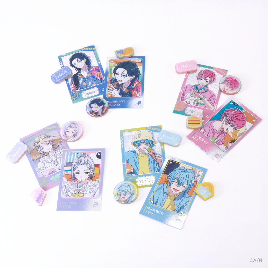 【ぽっぴん!すぷれあ】ぷっくりアクリルステッカー
