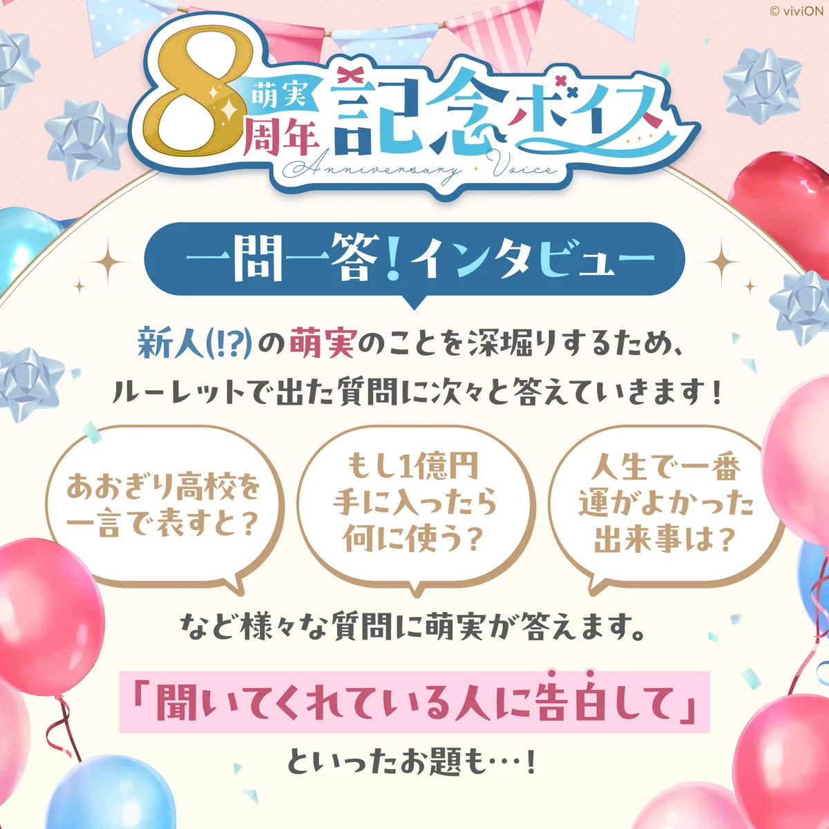 あおぎり高校 萌実 8周年記念グッズ全部入りセット