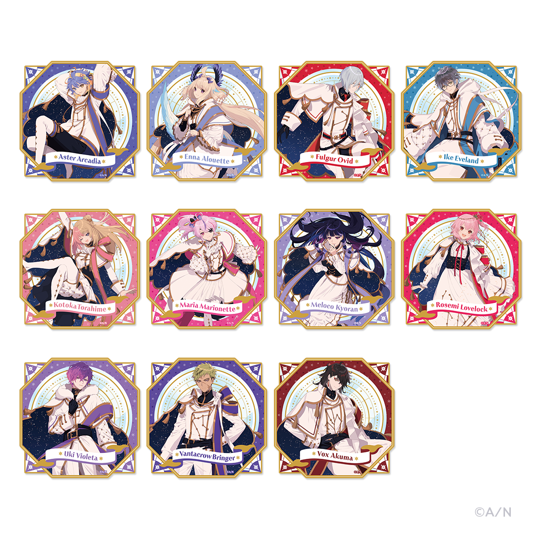 【NIJISANJI EN 3rd Anniversary】ランダムクリアカードの公式画像