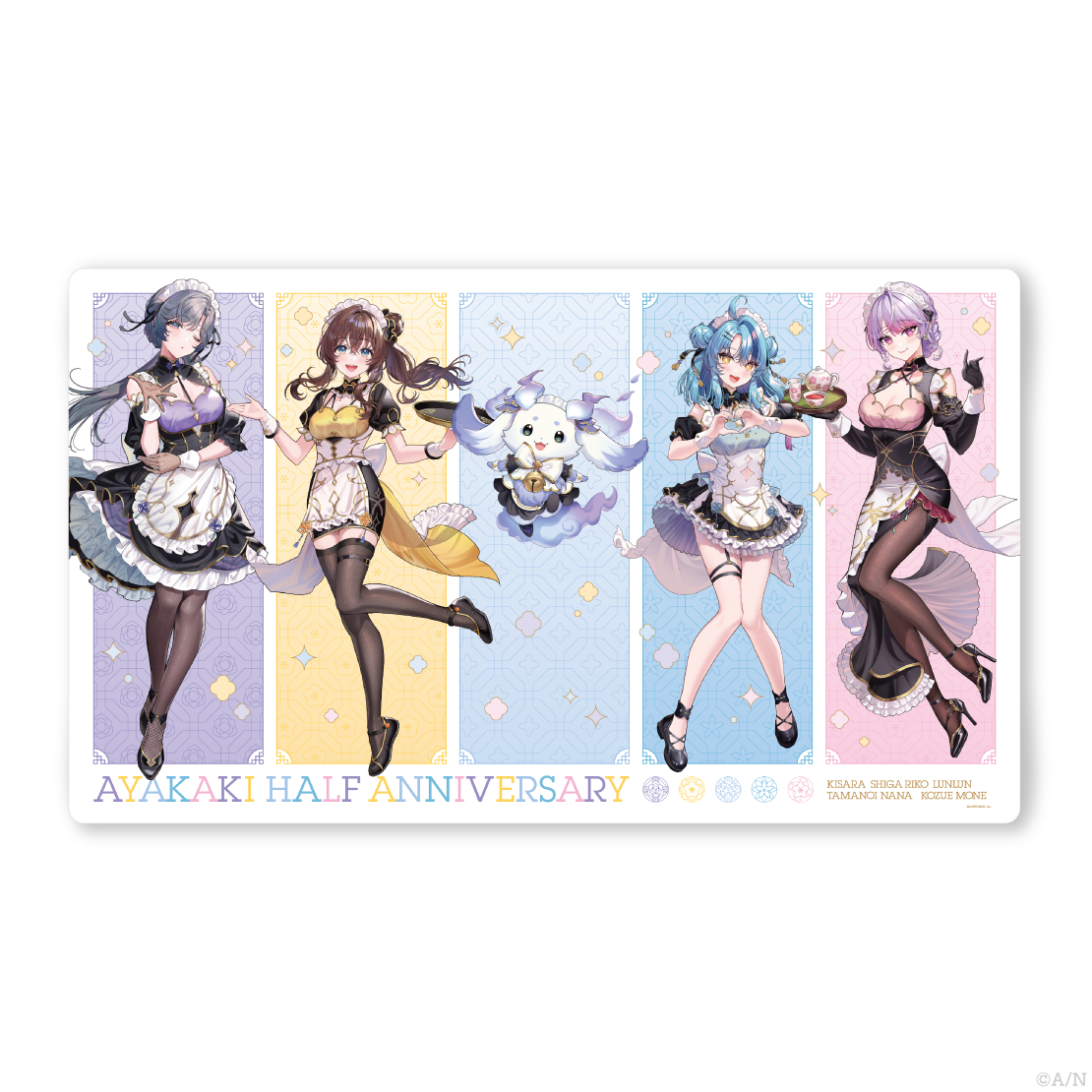 【いずれ菖蒲か杜若 Half Anniversary】大判ラバーマットの公式画像