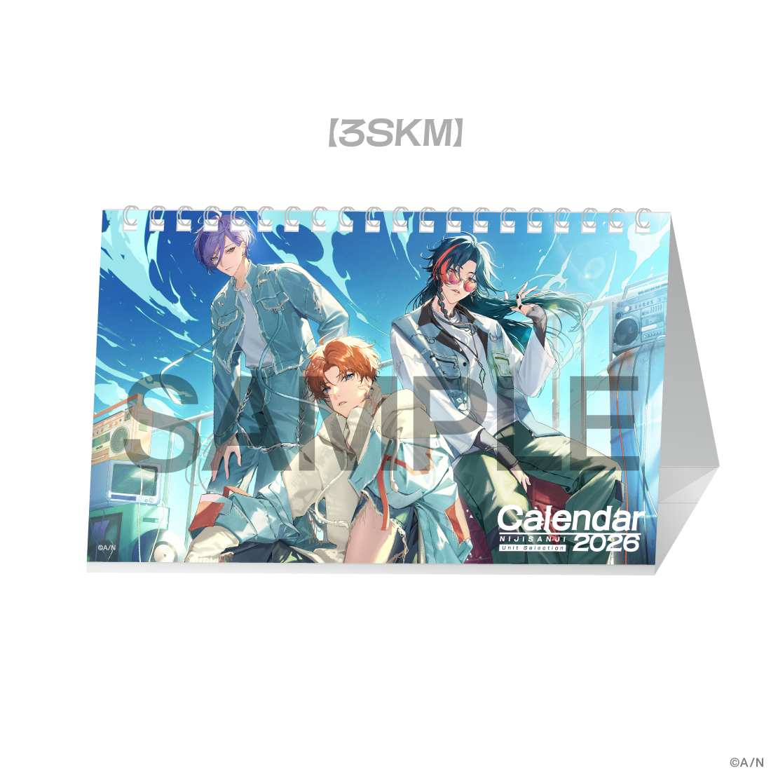 【Unit Selection Calendar 2026】卓上カレンダー 3SKM