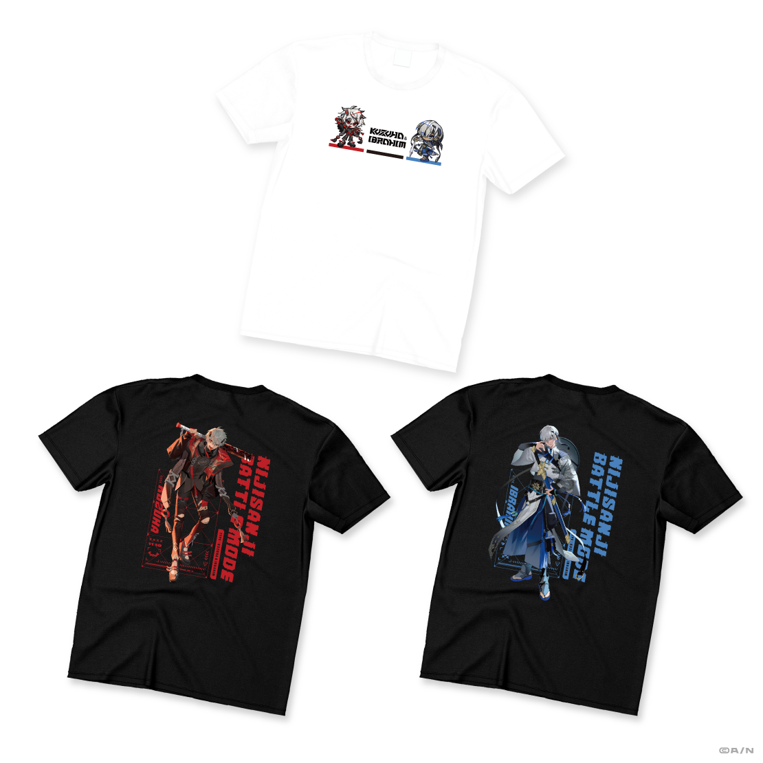 【NIJISANJI Battle Mode Type：Kuzuha＆Ibrahim】オーバーサイズTシャツ イブラヒムの公式画像