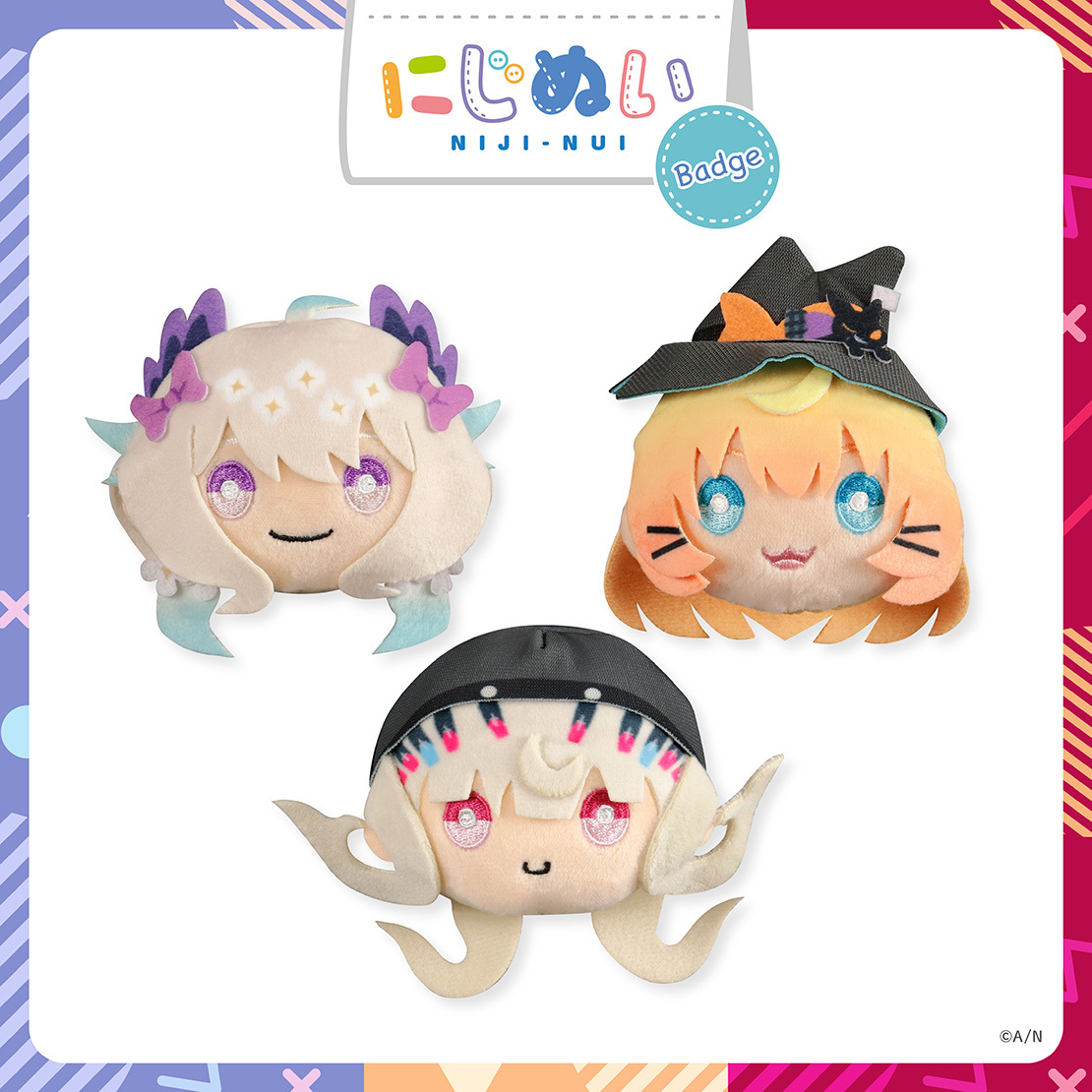 【NIJISANJI EN AR LIVE "COLORS"】にじぬいバッジ Ethyria エナー・アールウェット