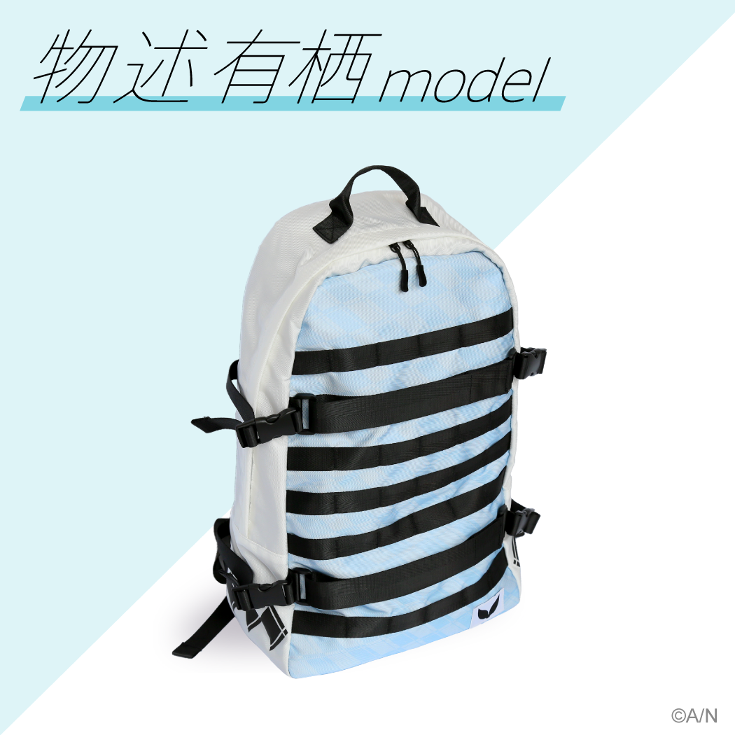 にじさんじアパレルグッズプロジェクト リュック 物述有栖 model
