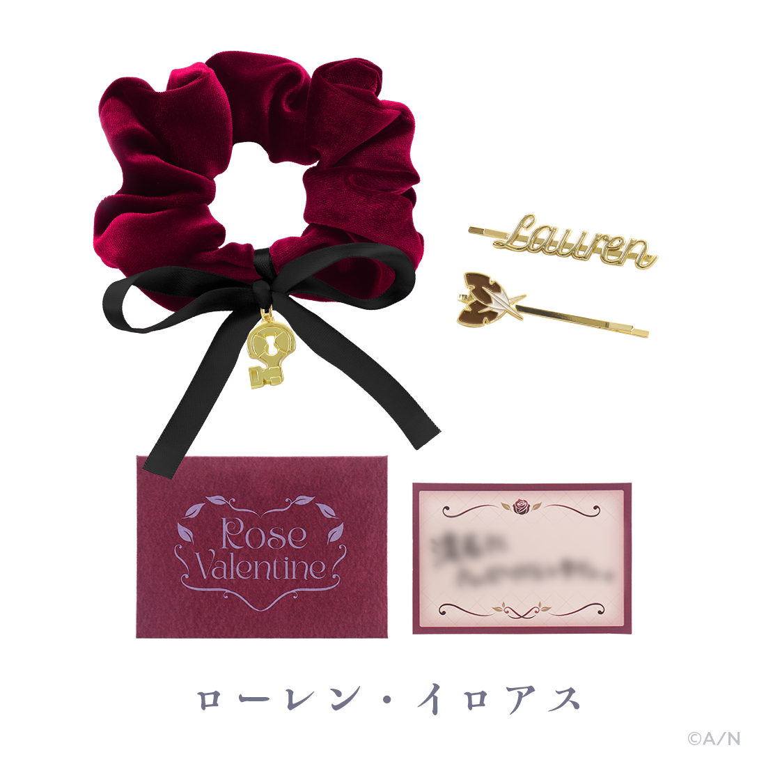 【Rose Valentine】ヘアアクセサリーセット